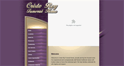 Desktop Screenshot of cristoreyfuneralhome.com